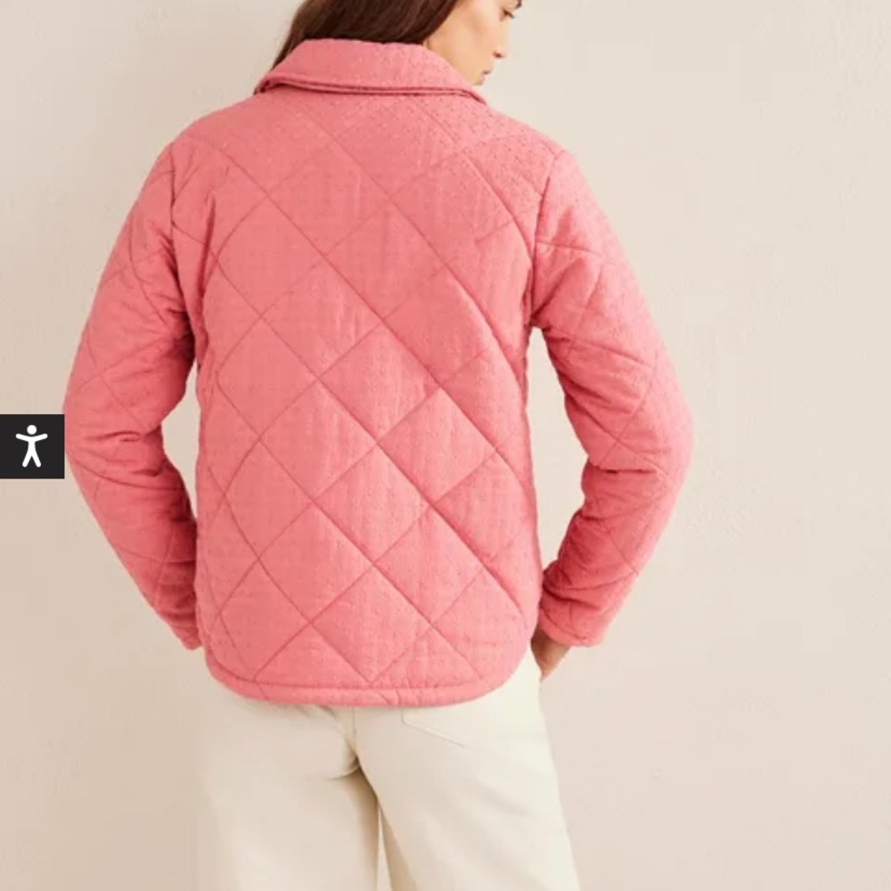 Boden Broderie Quilted Cotton Jacket - Picture 2 of 4